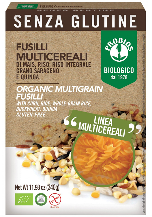 FUSILLI MULTICEREALI 340 G - Metafarm