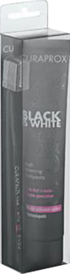 CURAPROX BLACK IS WHITE DENTIFRICI SBIANCANTI 1 DENTIFRICIO DA 90ML + 1 SPAZZOLINO - Metafarm