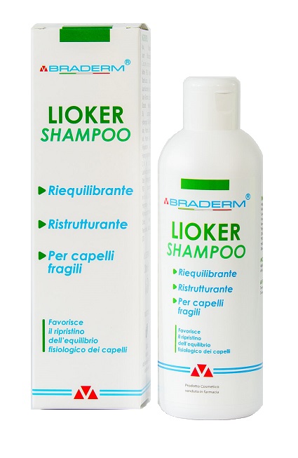 LIOKER SHAMPOO 200 ML BRADERM - Metafarm