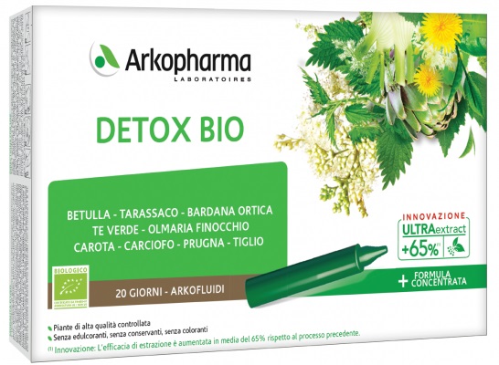 ARKOFLUIDI DETOX BIO 20 FIALE - Metafarm