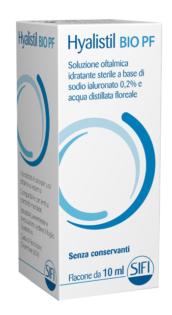 GOCCE OCULARI HA 0,2% E ACQUE DISTILLATE HYALISTIL BIO PF FRUTTI ROSSI 10 ML - Metafarm