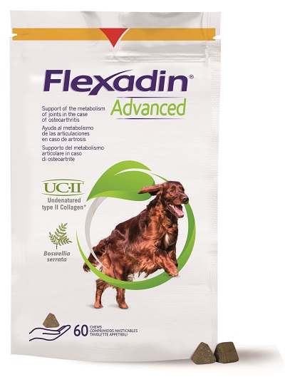 FLEXADIN ADVANCED CANE TUTTE LE TAGLIE 60 TAVOLETTE APPETIBILI - Metafarm