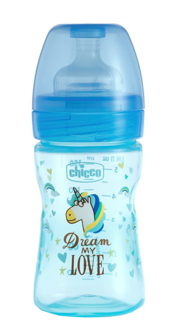 CHICCO BIBERON WB FANTASTIC LOVE SILICONE 150 ML - Metafarm