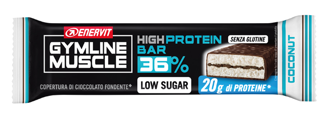 GYMLINE 20G PROTEINBAR LS COCONUT 55 G - Metafarm