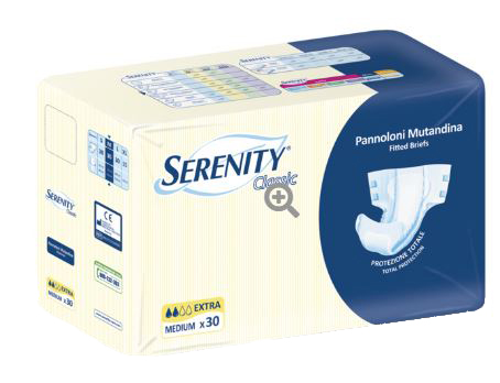 SERENITY PANNOLONE A MUTANDINA CLASSIC EXTRA XL 15 PEZZI - Metafarm