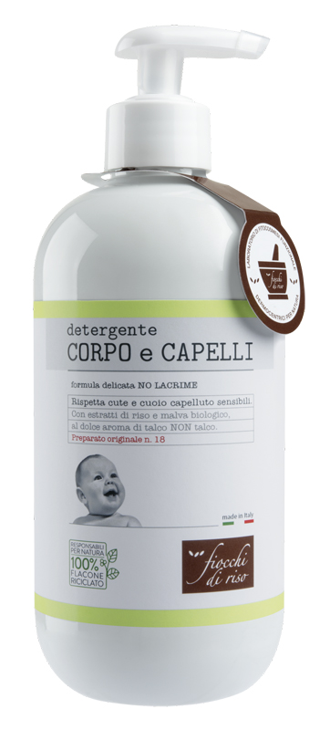 FIOCCHI DI RISO DETERGENTE CORPO/CAPELLI TALCO 400 ML - Metafarm