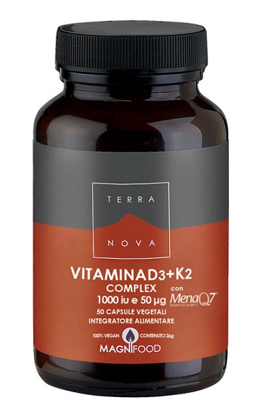 TERRANOVA VITAMINA D3 + K2 50 CAPSULE - Metafarm