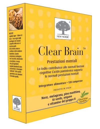 CLEAR BRAIN 120 COMPRESSE - Metafarm