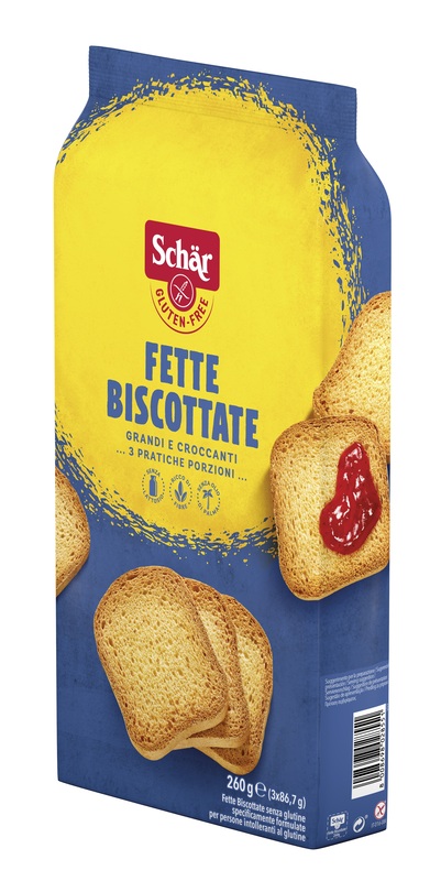 SCHAR FETTE BISCOTTATE 3 PORZIONI DA 86,7 G - Metafarm