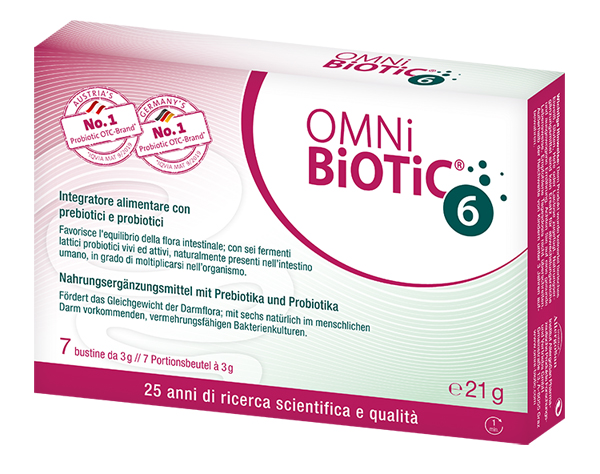 OMNI BIOTIC 6 POLVERE 7 BUSTINE DA 3 G - Metafarm