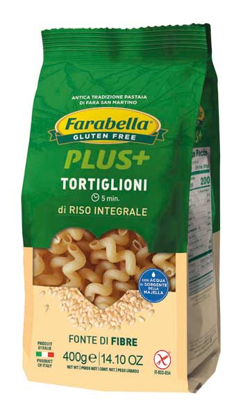 FARABELLA TORTIGLIONI RISO INTEGRALE 400 G - Metafarm