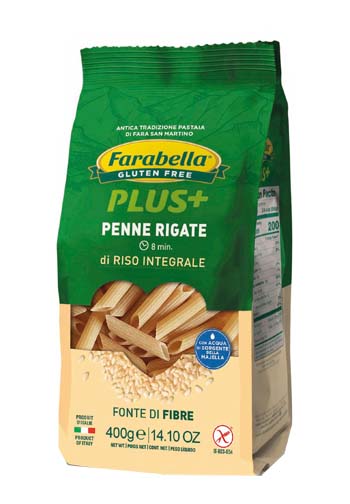 FARABELLA PENNE RISO INTEGRALE 400 G - Metafarm