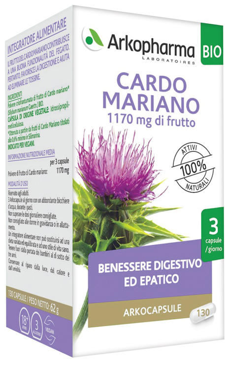 ARKO CAPSULE CARDO MARIANO BIO 130 CAPSULE - Metafarm