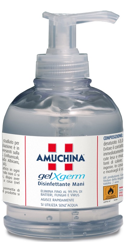 AMUCHINA GEL X-GERM DISINFETTANTE MANI 250 ML - Metafarm