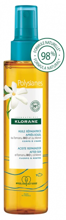 KLORANE OLIO RISTRUTTURANTE DOPOSOLE AL TAMANU E MONOI 150 ML - Metafarm