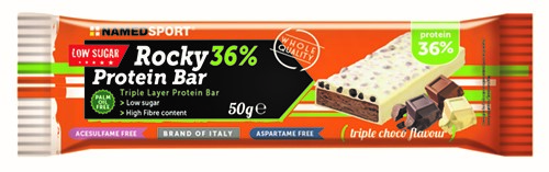 ROCKY 36% PROTEIN BAR TRIPLE CHOCO BARRETTA 50 G - Metafarm