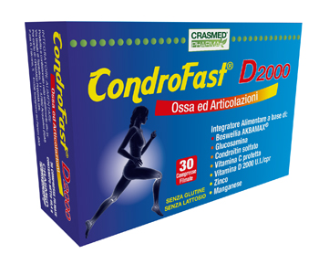 CONDROFAST D 2000 OSSA ED ARTICOLAZIONI 30 COMPRESSE - Metafarm
