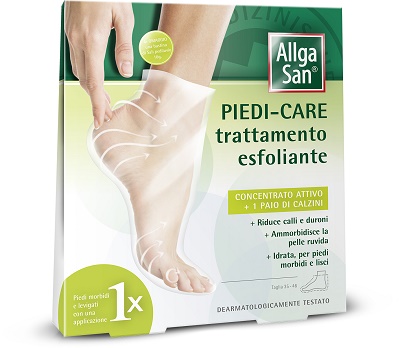ALLGASAN PIEDI CARE TRATTAMENTO ESFOLIANTE 2 BUSTE MONODOSE - Metafarm
