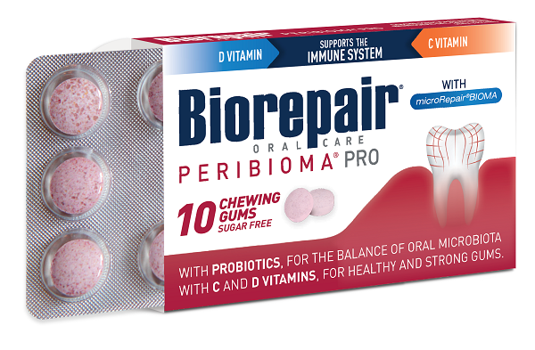 BIOREPAIR PERIBIOMA GOMME MASTICABILI 10 COMPRESSE DA 1,2 G - Metafarm