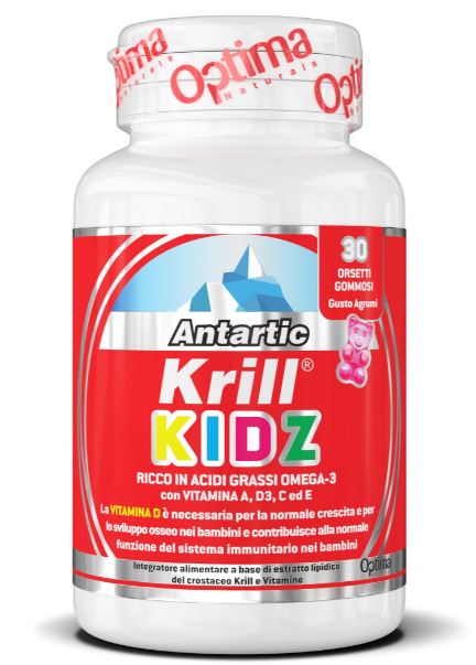 ANTARTIC KRILL KIDZ VIT D 30 CARAMELLE GOMMOSE - Metafarm