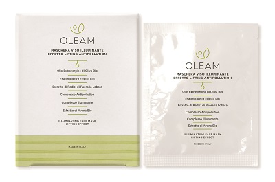 OLEAM MASCHERA VISO ILLUMINANTE EFFETTO LIFTING 6 PEZZI - Metafarm