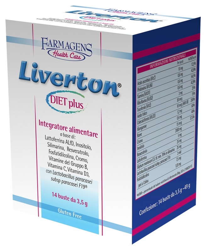 LIVERTON DIET PLUS 14 BUSTINE - Metafarm