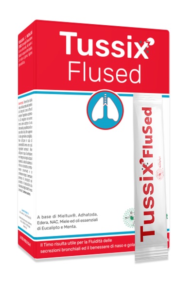 TUSSIX FLUSED 14 STICK PACK 10 ML - Metafarm