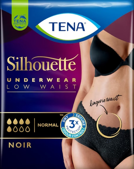 TENA SILHOUETTE NOIR L 9 PEZZI - Metafarm