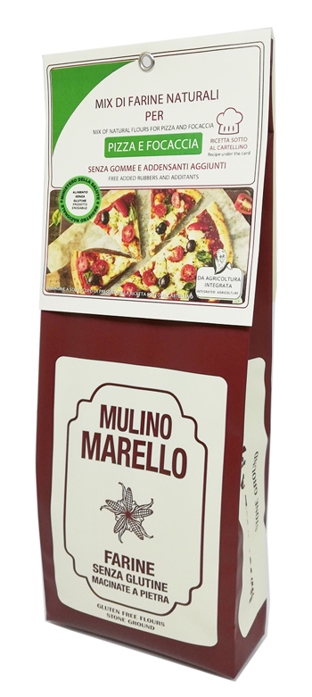 MIX DI FARINE NATURALI PER PIZZA E FOCACCIA 500 G - Metafarm