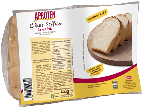 APROTEN PANE BIANCO FETTE 2 PEZZI DA 200 G - Metafarm