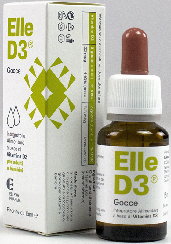 ELLE D3 GOCCE 15 ML - Metafarm