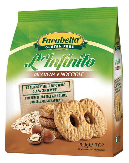 FARABELLA INFINITO AVENA/NOCCIOLE 200 G - Metafarm