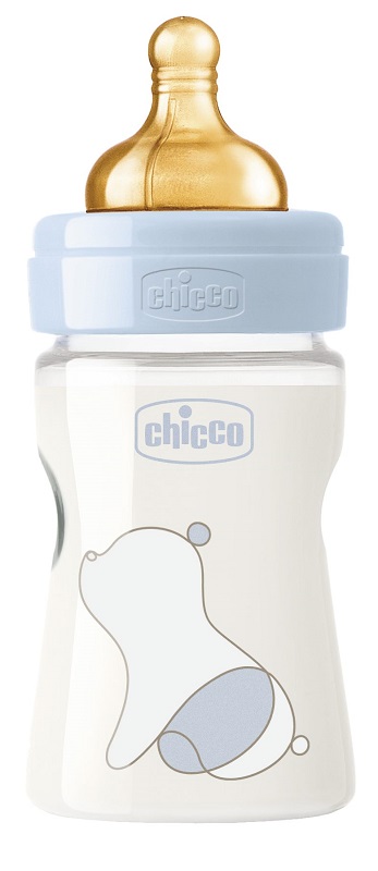 CHICCO BIBERON ORIGINAL 150ML TOUCH 1 FORO BOY CON TETTARELLA IN CAUCCIU' - Metafarm