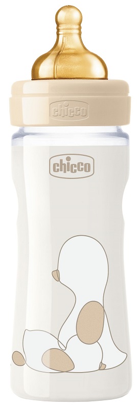 CHICCO BIBERON ORIGINAL 250ML TOUCH REGULAR UNISEX CON TETTARELLA IN CAUCCIU' - Metafarm