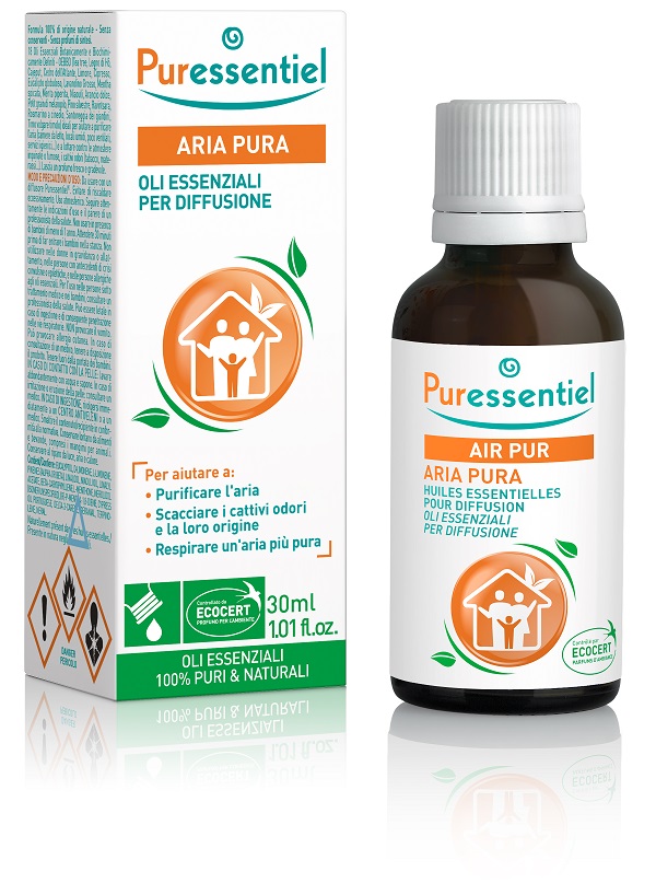 PURESSENTIEL MISCELA PER DIFFUSIONE ARIA PURA CERTIFICATA ECOCERT 30 ML - Metafarm