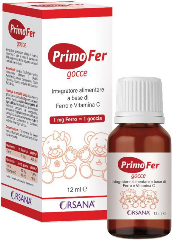 PRIMOFER GOCCE 12 ML - Metafarm