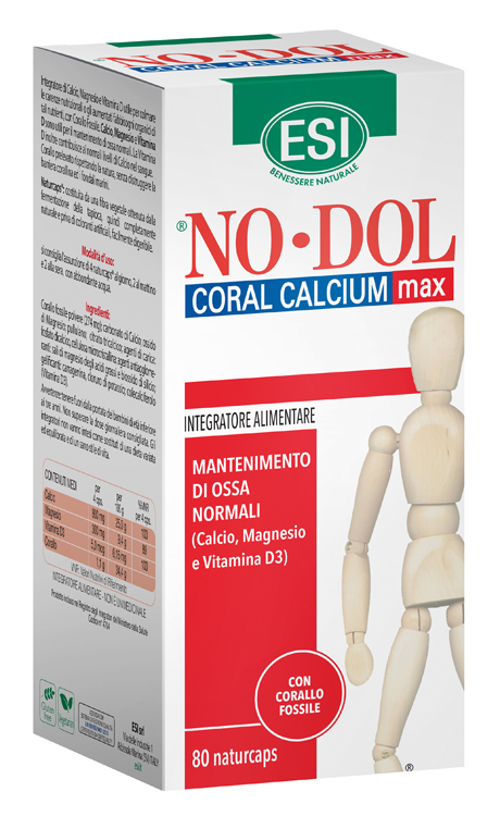 ESI NO DOL CORAL CALCIUM MAX 80 CAPSULE - Metafarm