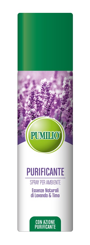 PUMILIO PURIFICANTE SPRAY PER AMBIENTE ESSENZE NATURALI DI LAVANDA E TIMO CON AZIONE IGIENIZZANTE 200 ML - Metafarm
