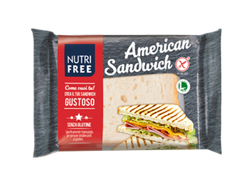 NUTRIFREE AMERICAN SANDWICH 4 PEZZI DA 60 G - Metafarm