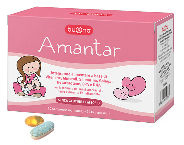 AMANTAR 20 COMPRESSE + 20 CAPSULE - Metafarm