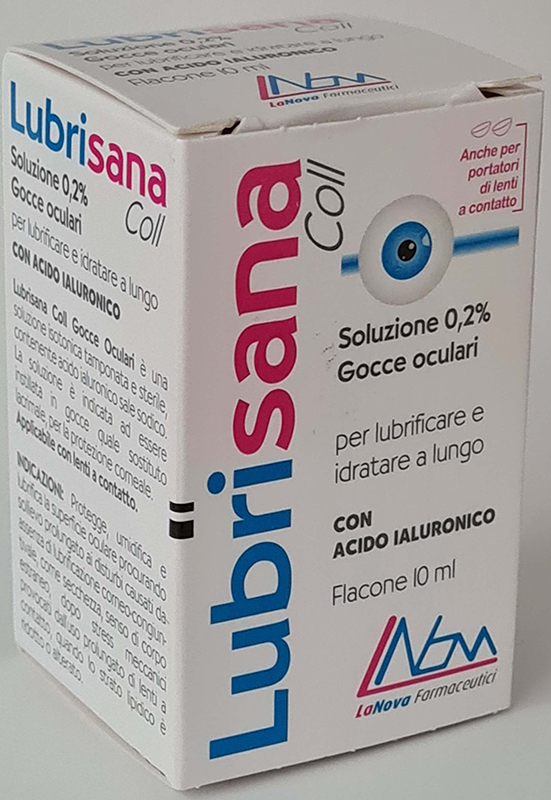 COLLIRIO LUBRISANA FLACONE 10 ML - Metafarm