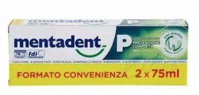 MENTADENT P 2 X 75 ML BITUBO PROMO - Metafarm