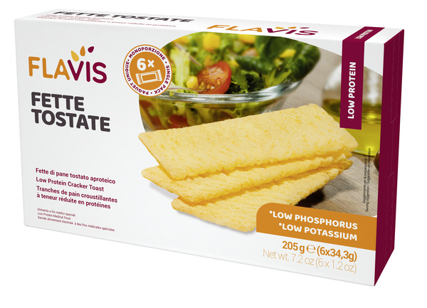 FLAVIS FETTE TOSTATE APROTEICHE 6 PORZIONI DA 34,3 G - Metafarm