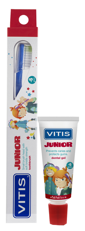 VITIS JUNIOR SPAZZOLINO + GEL 15 ML - Metafarm