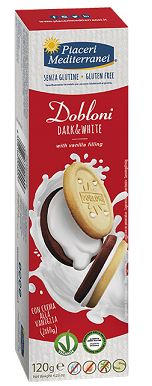PIACERI MEDITERRANEI DOBLONI DARK & WHITE 120 G - Metafarm