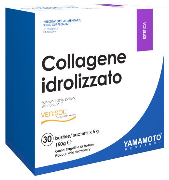YAMAMOTO RESEARCH COLLAGENE IDROLIZZATO 30 BUSTINE FRAGOLINE DI BOSCO - Metafarm