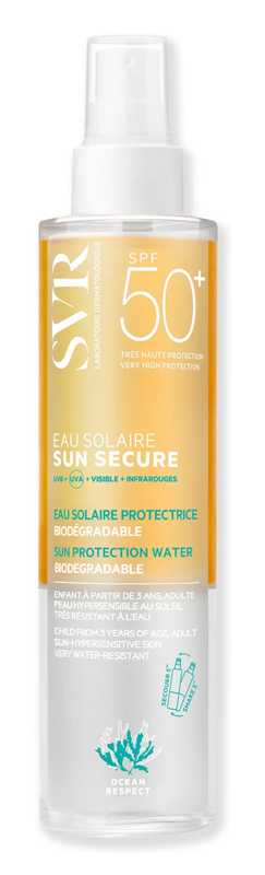 SUN SECURE EAU SOLAIRE SPF50 200 ML - Metafarm