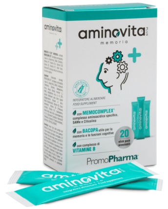AMINOVITA PLUS MEMORIA 20 STICK PACK X 2 G - Metafarm