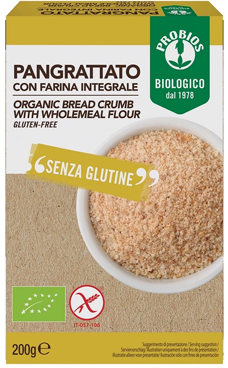 PANGRATTATO CON FARINA INTEGRALE 200 G - Metafarm