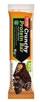 CRUNCHY PROTEINBAR DARK ROCK CHOCOLATE BARRETTA 40 G - Metafarm